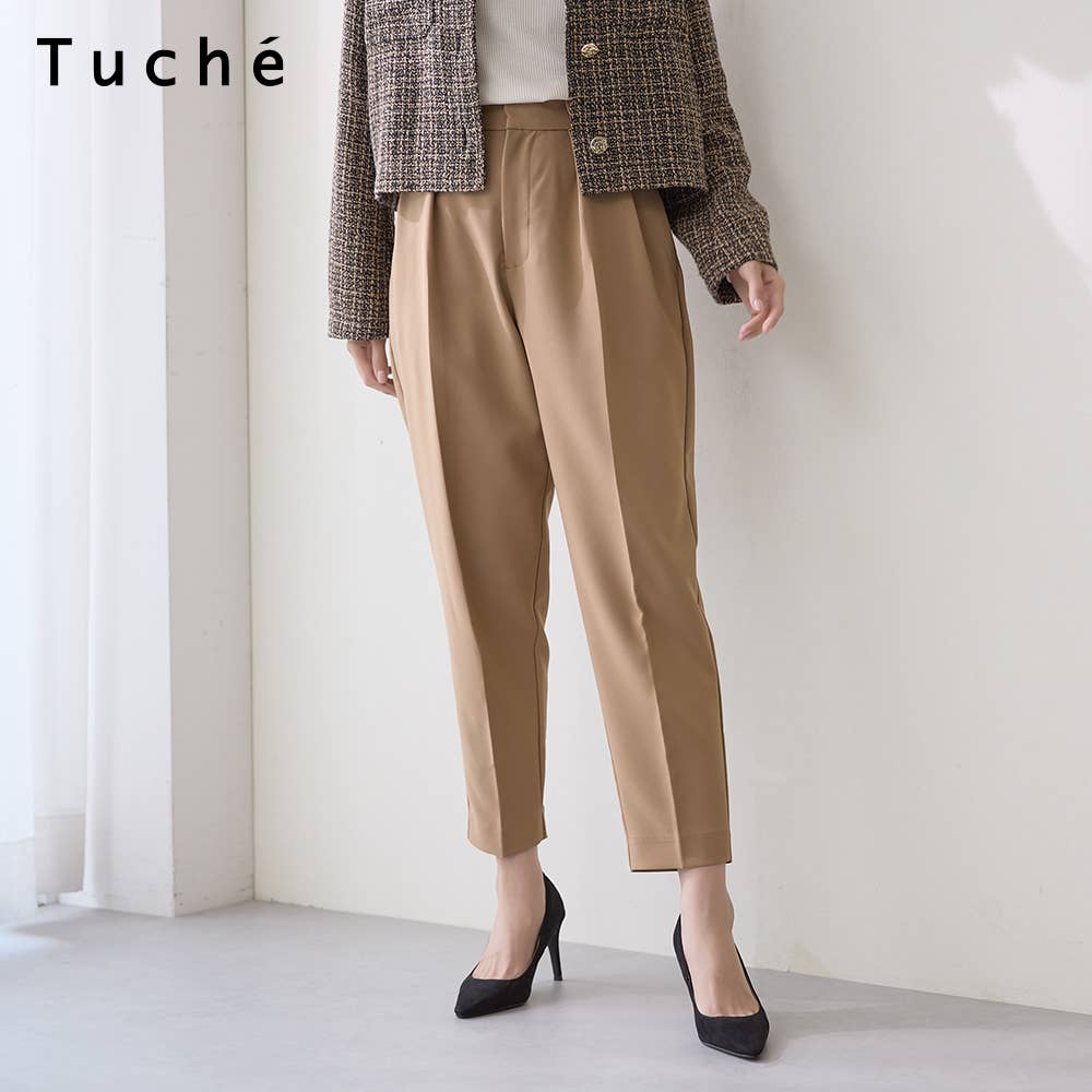 [7DAYS LOOKS] Front-opening tapered pants